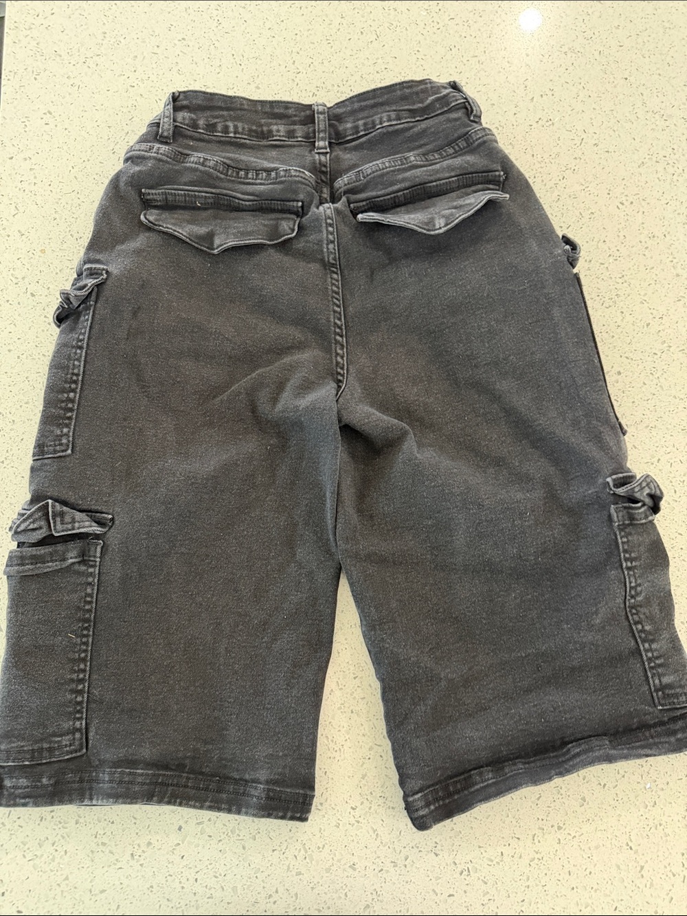 Hot Topic Black High-Waist Denim Shorts - Picture 3 of 4